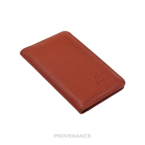 🔴 Louis Vuitton Pocket Organizer Wallet - Fawn Epi Leather - Picture 6 of 8